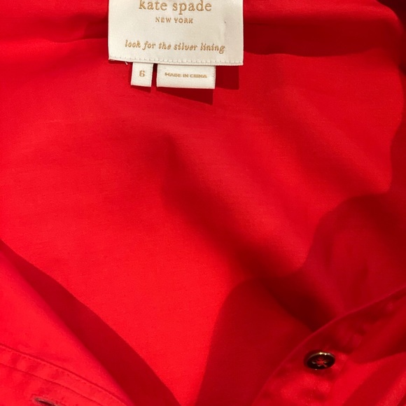 Kate Spade Red Dress 6 Perfect condition - Picture 4 of 6